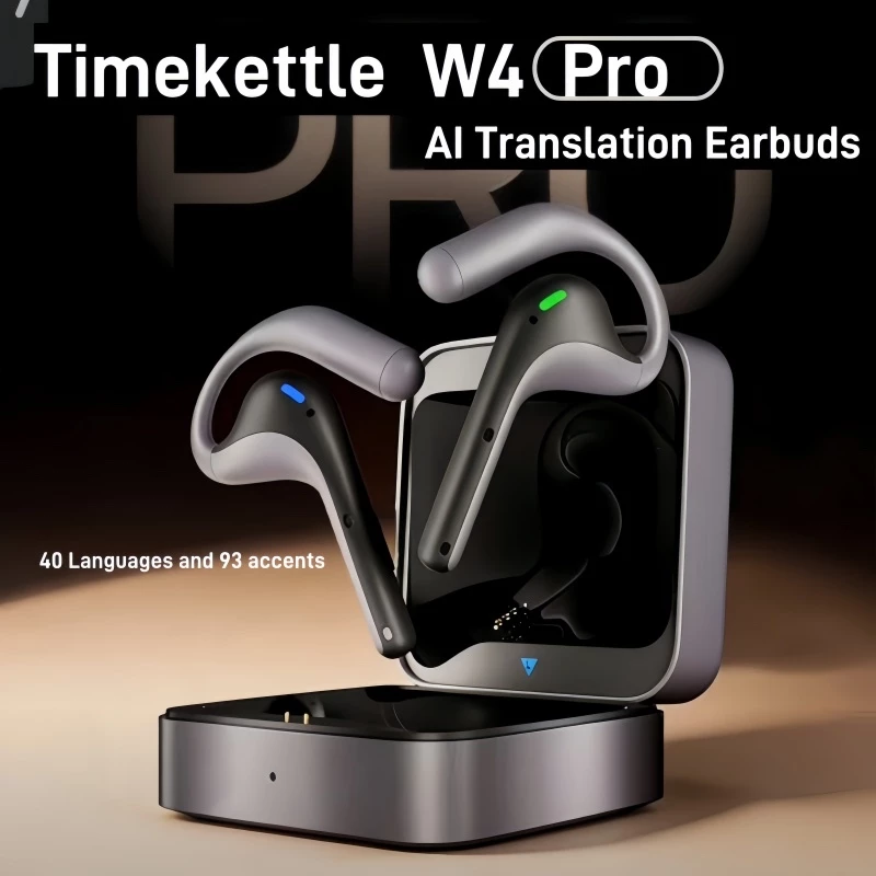【พร้อมส่ง】Timekettle - W4 Pro AI Interpreter Earbuds