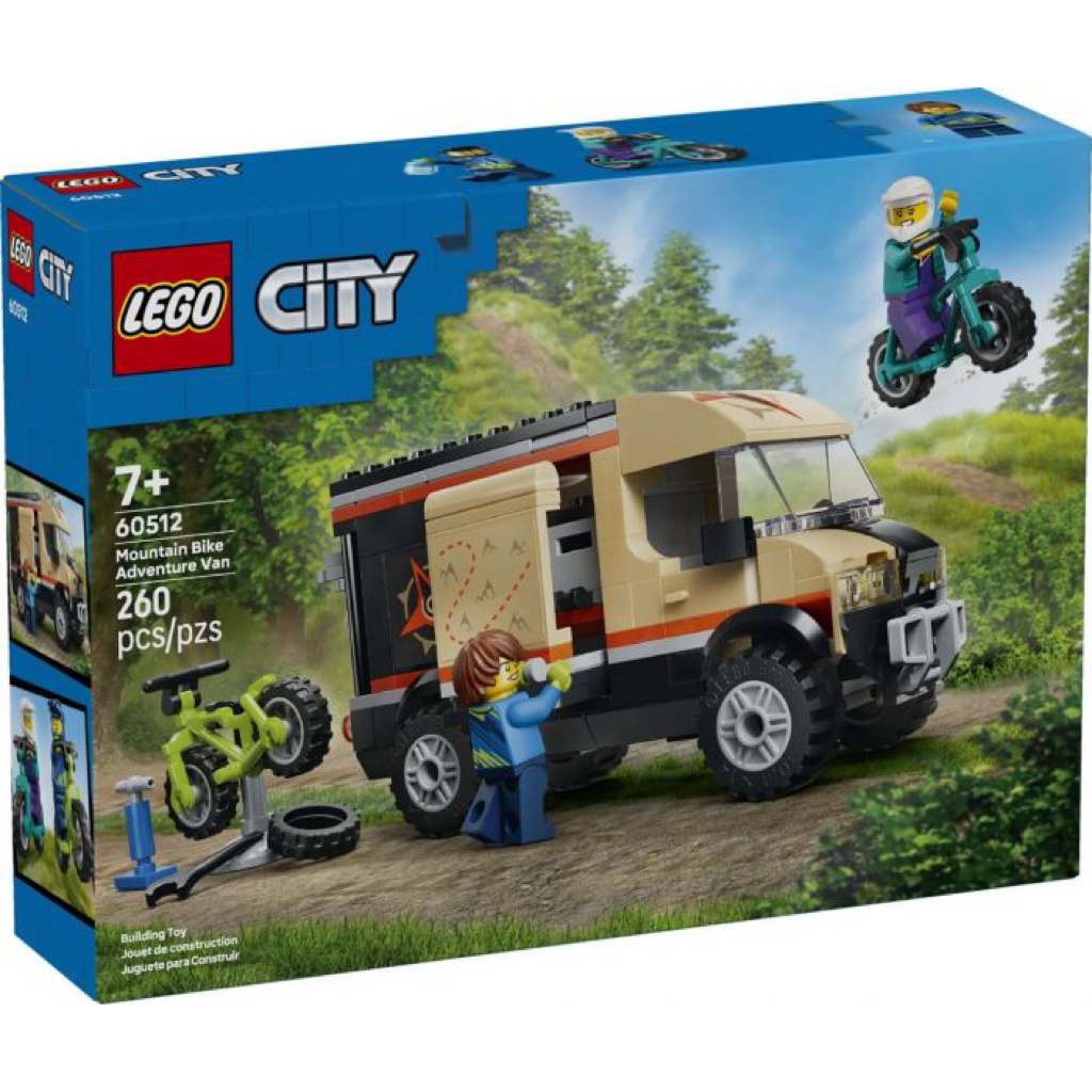 Lego City 60512 Mountain Bike Adventure Van