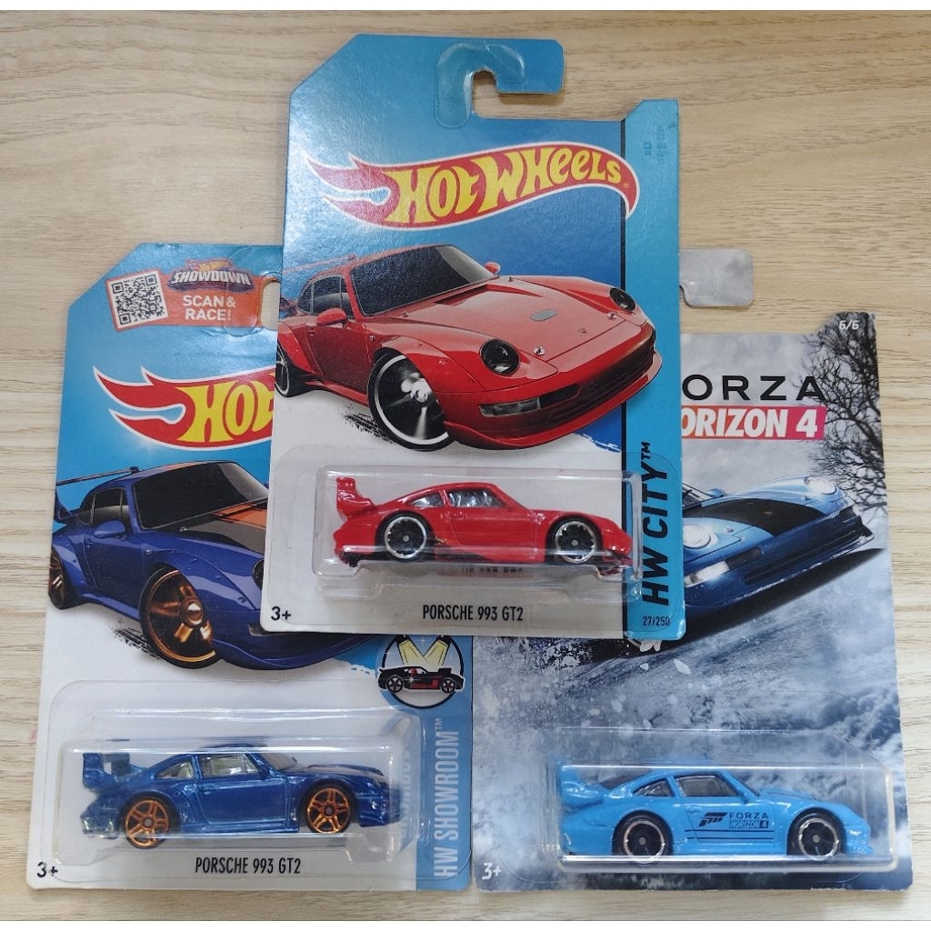 Hotwheels ฮอตวีล Porsche 993 gt2