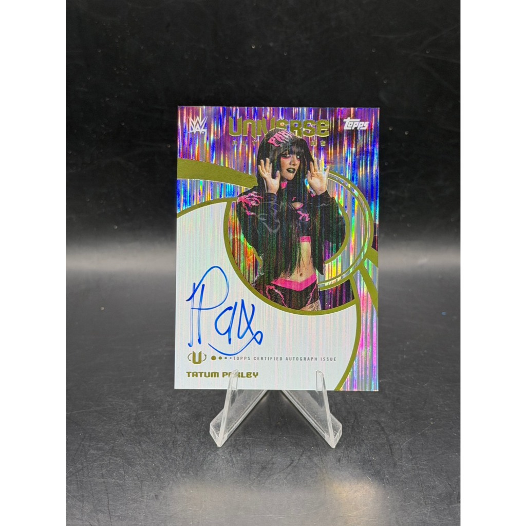 Tatum Paxley 2025 Topps Universe WWE Wrestling Universe Autographs Authentic On-Card Signature No. U