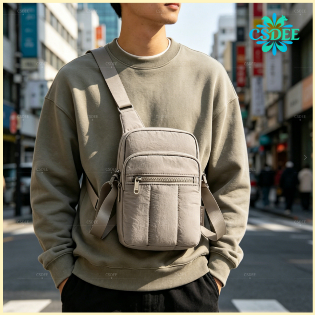 🔥คุณภาพสูง🔥Mini Crossbody Bag กระเป๋าคาดหน้าอก กระเป๋าสะพายข้าง กระเป๋าสะพายไหล่ กระเป๋าถือ การออกแบบช่องเปิดขนาดใหญ่