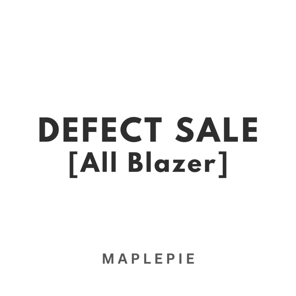 [All Blazer] Defect Sale - รวมเบลเซอร์ ตำหนิเล็กน้อย *ไม่มีผลต่อการใช้งาน* ไม่รับคืนสินค้าและเปลี่ยนสินค้าภายหลัง