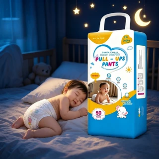 กางเกงผ้าอ้อมเด็ก Baby Pants ผิวนุ่มอ่อนโยน ไซซ์ M-3XL ซึมซับดี สวมง่าย ถอดสะดวก พร้อมส่ง