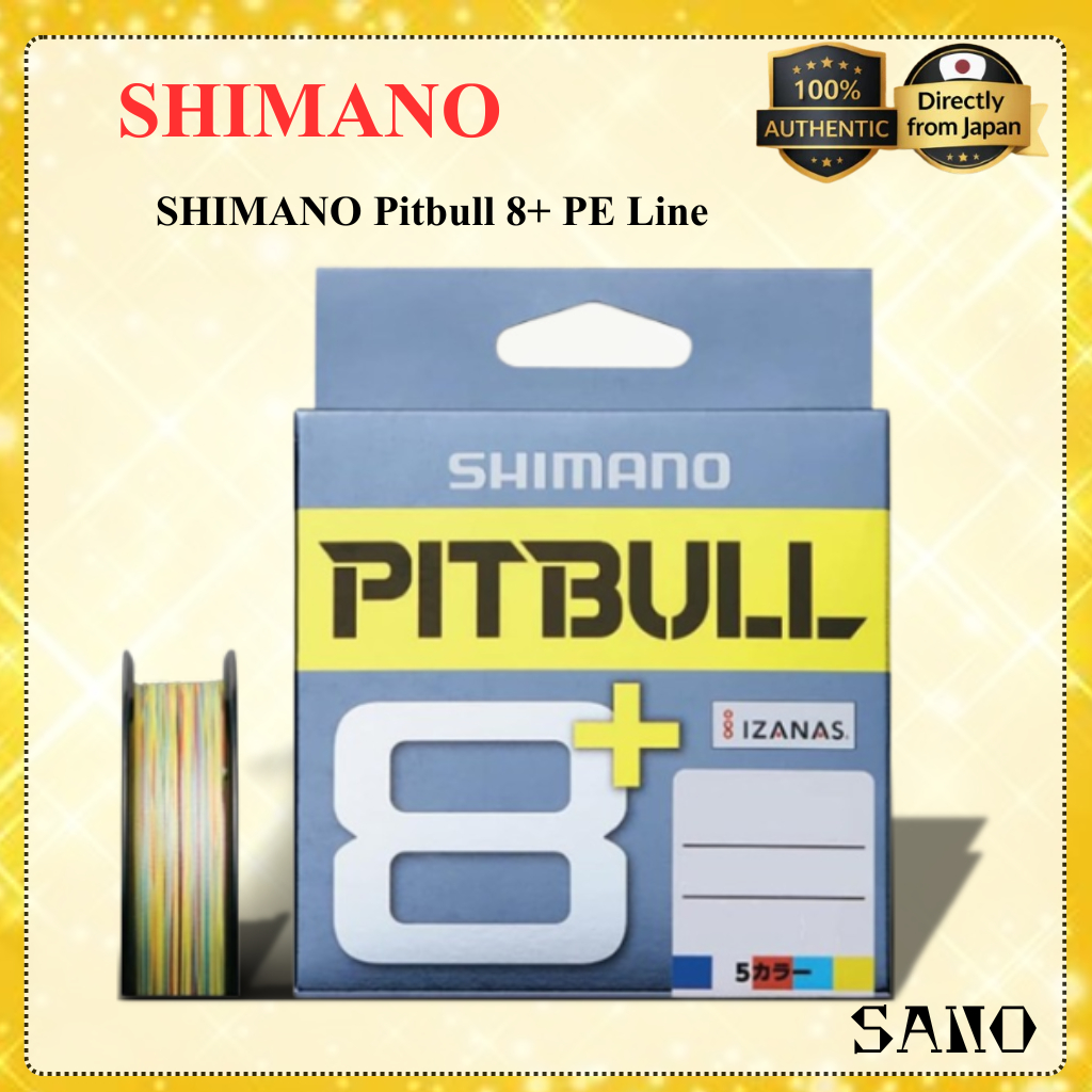 SHIMANO Pitbull 8+ PE Line - 200m & 150m, Traceable Pink