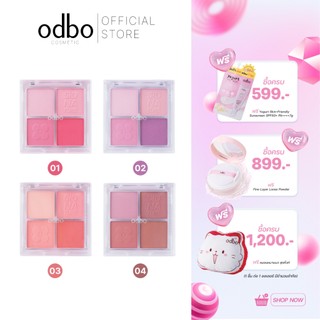 ODBO THE NEW SIGNATURE BLUSHER PALETTE - OD1337