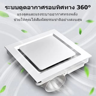 KEVE พัดลมดูดอากาศ พัดลมระบายอากาศ 8/10/12นิ้ว สไตล์หน้าต่าง ใช้ห้องน้ำ/ห้องนอน ระบายอากาศ