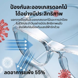 แว่นตา Voel Goggles Anti Wind,Smog กรอบแว่นตา Anti-Blue Light Blocking แว่นตาใหม่