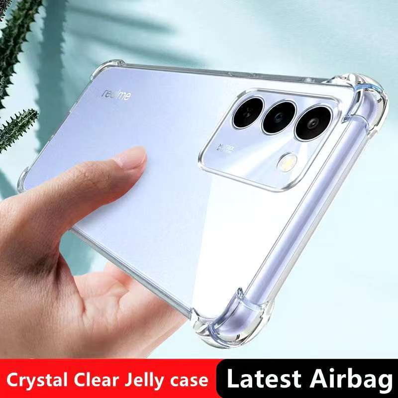 Realme C100/Realme C100i/Realme C100x(ส่งในไทย)เคสใสกันกระแทกแบบคลุมกล้องrealme C100 4G/realme C100i