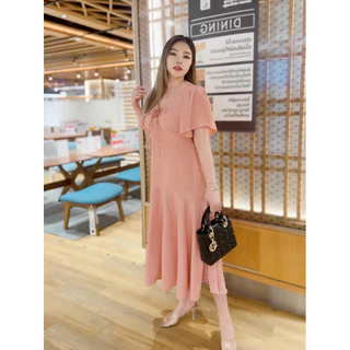 🌸Recommend🌸เดรสยาวหางปลาผ้ามาเบลล่างานเกรดIGอกแต่งดอกไม้สีพาสเทลหวานละมุนน่ารัก Floradress mermaid #Maisie shop