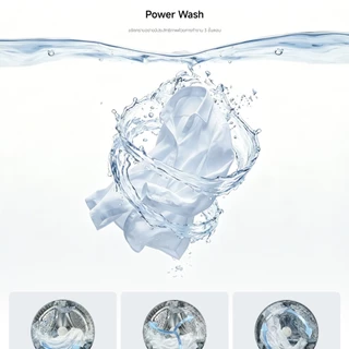 [NEW] Xiaomi Mijia Front Load Washer Dryer 9kg รอบปั่นหมาดสูงสุด 1,200 รอบ/นาที ซักด้วยไอน้ำ ขจัดแบคทีเรียสูงสุด 99.99%