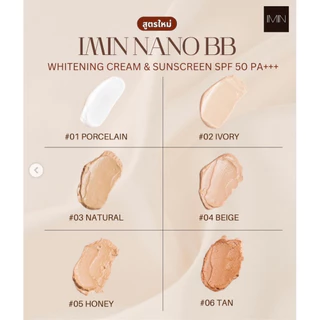 กันแดดไอมิน IMIN Nano Body Care Color& Sunscreen SPF30 PA++ 1หลอด(50g.)