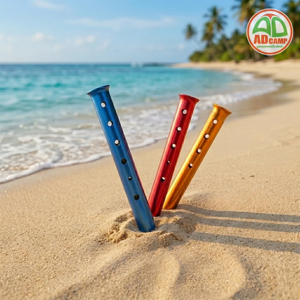 สมอบกทราย Sand Stakes อลูมิเนียม สำหรับกางเต็นท์ thumbnail 8