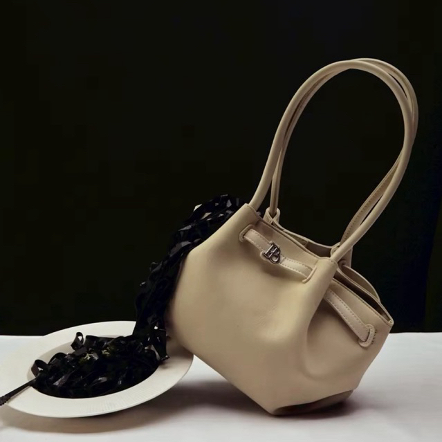 ส่งต่อ Polarboll - Ravioli Leather Shoulder Bag Suede/Canvas