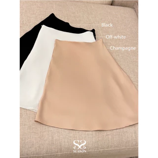 SEASON STUDIO - SATIN MIDI SKIRT / กระโปรงมิดิ ผ้าซาติน