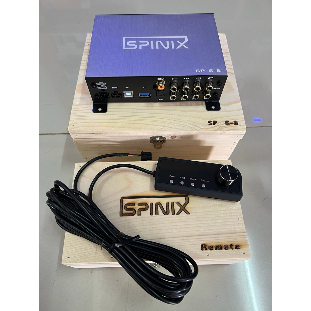 8990บาท DSP 6in 8 out ปรับจูนจากมือถือ iOS และ โน๊ตบุ๊ค ปรับจูนเสียงติดรถยนต์