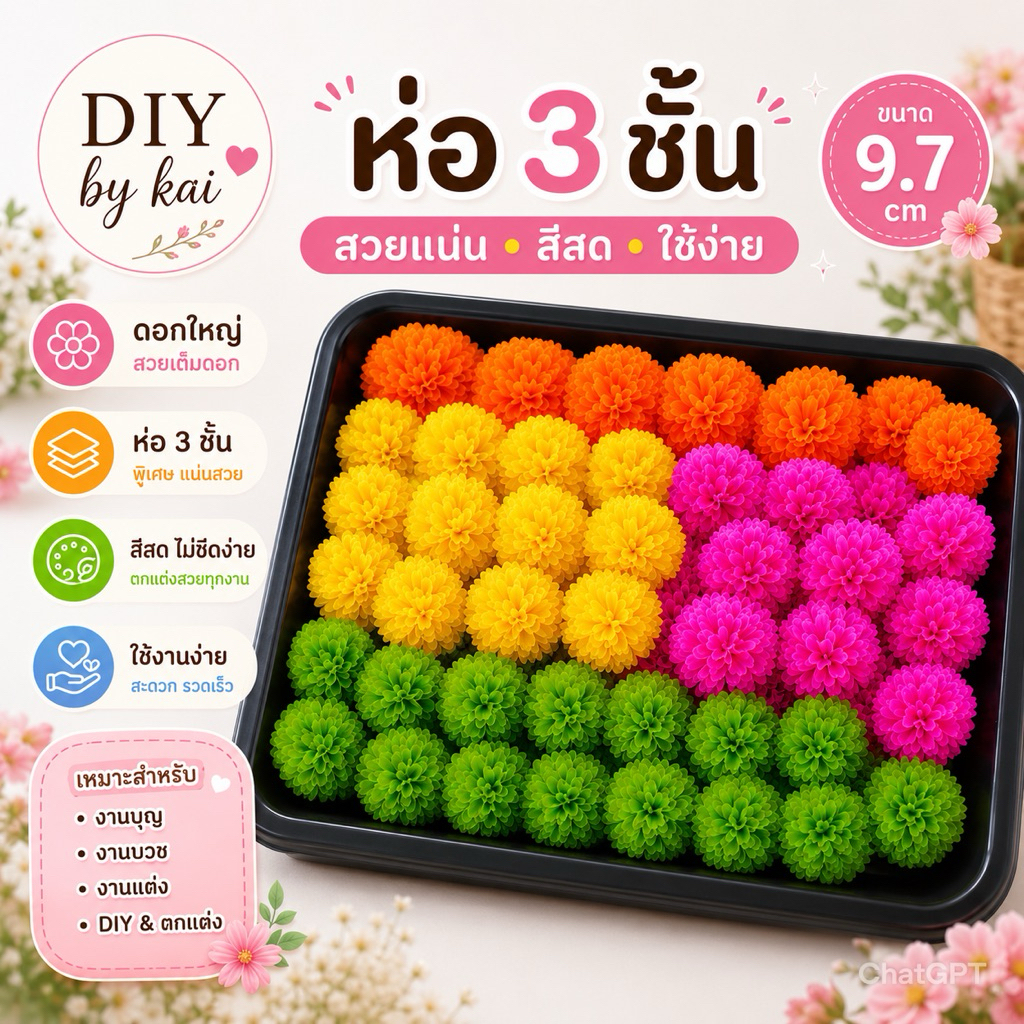 กระดาษสาห่อเหรียญสีพื้น ขอบโค้งมนใหญ่ (100 แผ่น/ห่อ)
