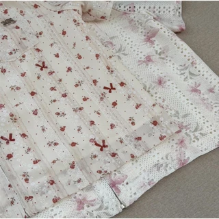 SISSY : เสื้อแขนสั้นคอปก(XS-3XL) ผ้าลูกไม้ซิปหน้า ซับในทั้งตัว ใส่สบาย