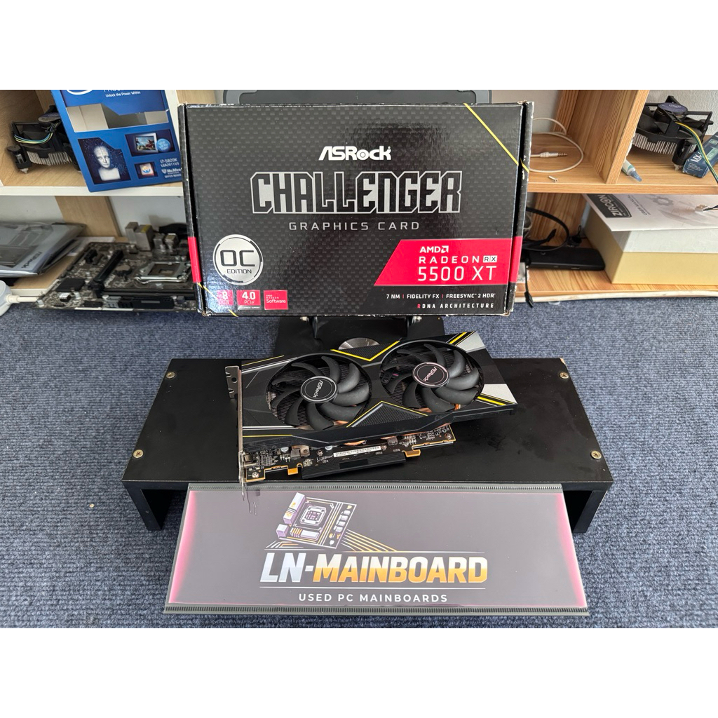 [Graphic Cardการ์ดจอมือสอง]ASRock CHALLENGER RX 5500 XT 8GB GDDR5