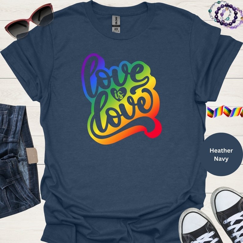 Love Shirt Pride Rainbow Shirt lgbt Pride Month Lesbian Gay Bisexual Transgender shirt for women ove