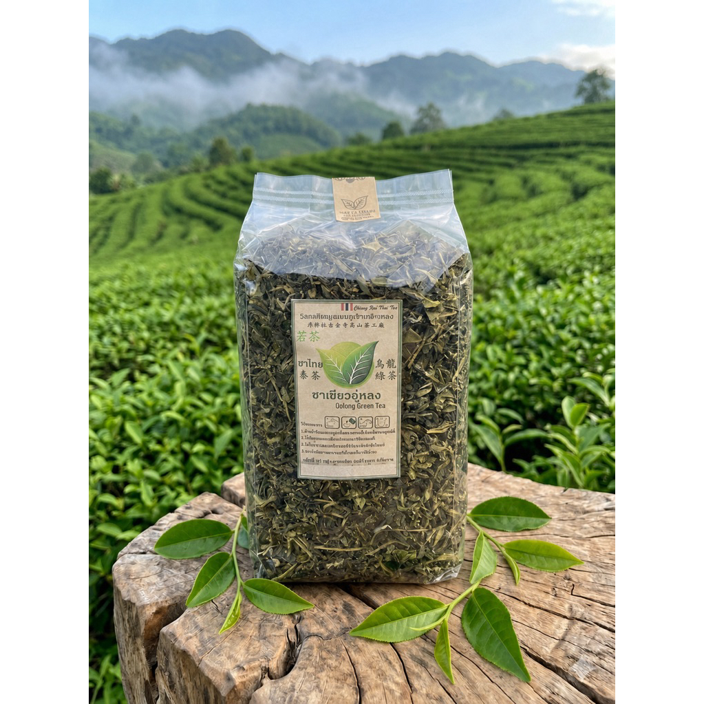 ชาเขียวอู่หลงดั้งเดิม 500กรัม 传统乌龙绿茶