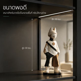 ตู้โชว์อะคริลิค ตู้กระจกสองประตู ตู้โชว์กระจกใส ประหยัดพื้นที่ รับน้ำหนักได้มาก มีหลายขนาด