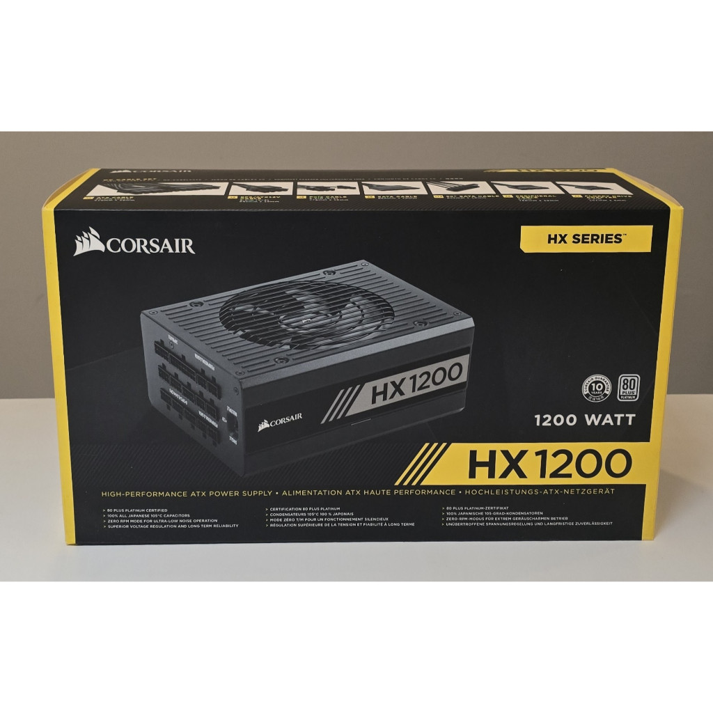 Corsair HX1200 - 1200W | 80 PLUS Platinum | Fully Modular
