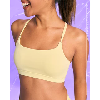 Sport Bra สปอร์ตบรา เนื้อผ้านุ่ม เรียบ ยืด 4 ทิศทาง ระบายอากาศดี แห้งไว