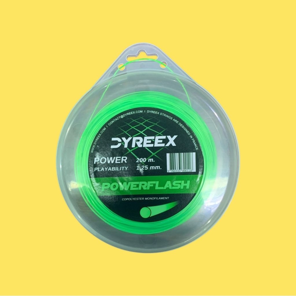 Dyreex:  POWERFLASH(เอ็นกลม)
คุณสมบัติ ช่วยเพิ่มpower และทนทาน