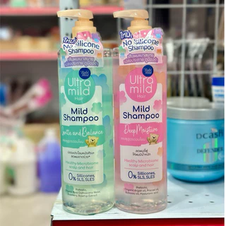 Babi Mild Ultra Mild Hair Shampoo 470ml แชมพูอ่อนโยน สูตรไม่มีซิลิโคน ดูแลหนังศีรษะและเส้นผม ผมนุ่มลื่น ลดชี้ฟู