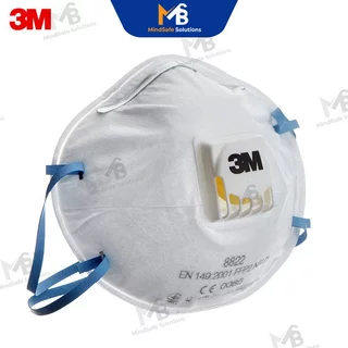 3M 8822 (กล่อง 10 ชิ้น) หน้ากากสำหรับงานบัดกรี งานเชื่อม หลอมโลหะ FFP2 หน้ากากป้องกันฝุ่น และสารเคมี