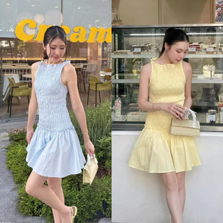 3pcs.basket Soufflé Dress เดรสสั้น
