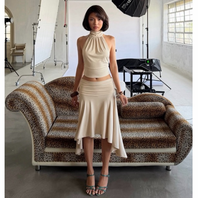 Pre-order (14-20days) แบรนด์เวียดนาม Powrofficial | BRISA FRINGE SET