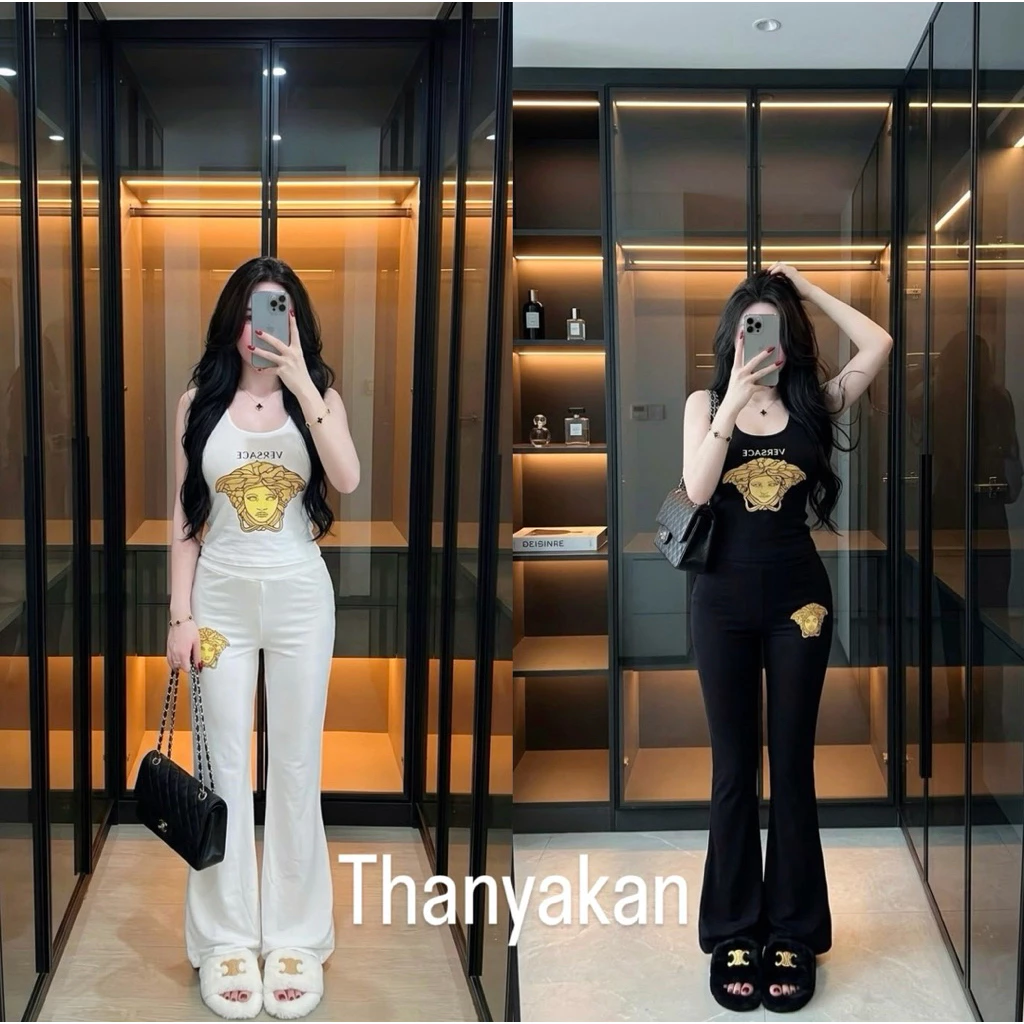 (งานจริงมีอะไหล่สกีนตามในคลิป) Set หรูหราติดแกรม เทสดีมากก ที่สุด!! อกเอวโพก จัดเต็มมาก