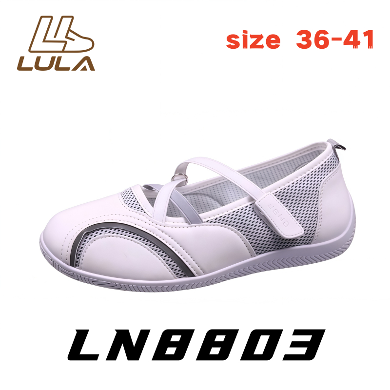 [LN8803] รองเท้าผู้หญิง รองเท้าคัทชู สายคาดไขว้ สไตล์สปอร์ตแคชชวล นุ่มเบา ระบายอากาศดี  ไซส์ 36-41