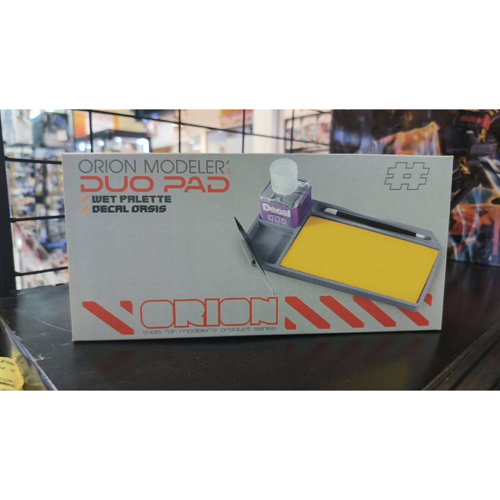 พร้อมส่ง ORION DUO PAD ถาดเปียกเก็นความชื้น2in1 ใช้ลอกสติกเกอร์น้ำ(Decal) และถาดเปียกเก็บความชื้น