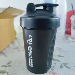 [ส่งด่วน] COUNTDOWN PLUS Protein Shaker แก้วเชคเวย์โปรตีน ชนิดหนา กระบอกเชค แก้วเขย่าเวย์ 400ml.
