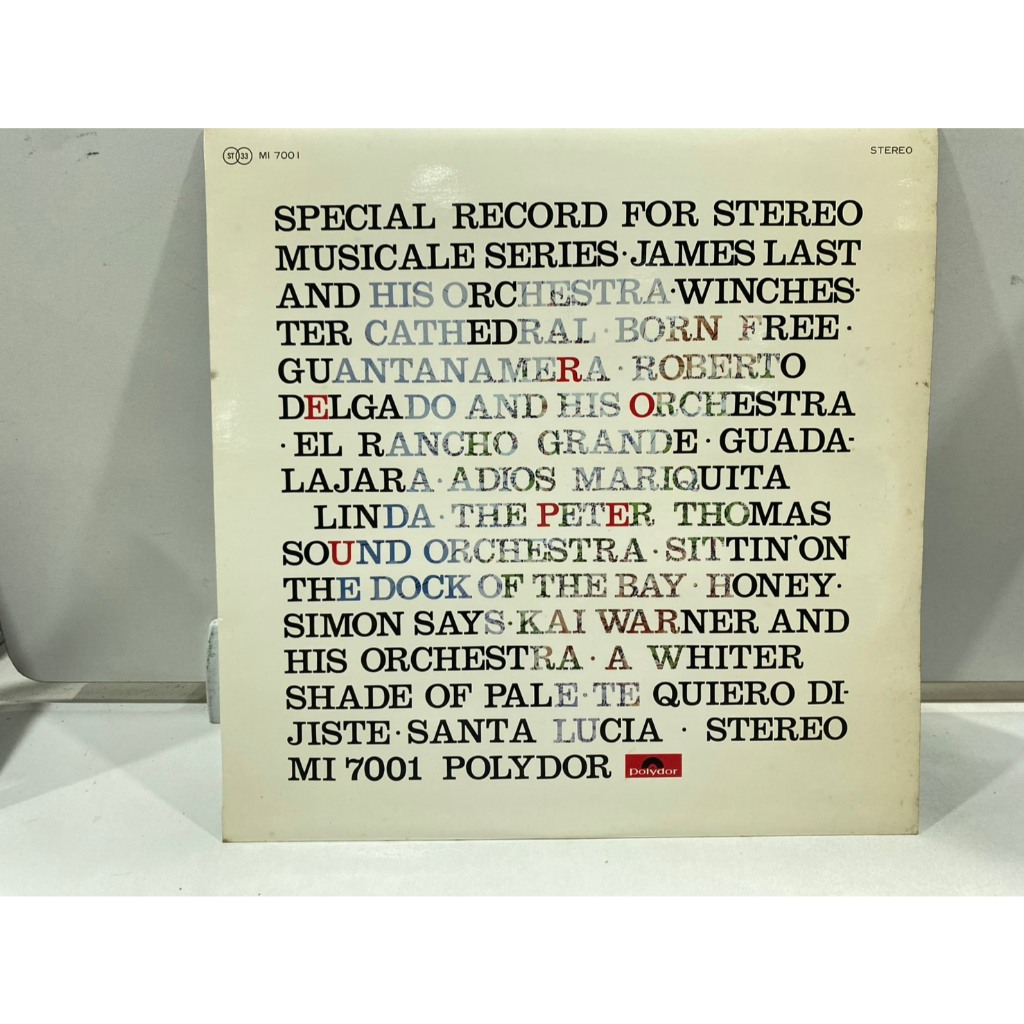 1LPVinyl Records แผ่นเสียงไวนิล James Last Roberto Delgado Peter Thomas (J24B49)