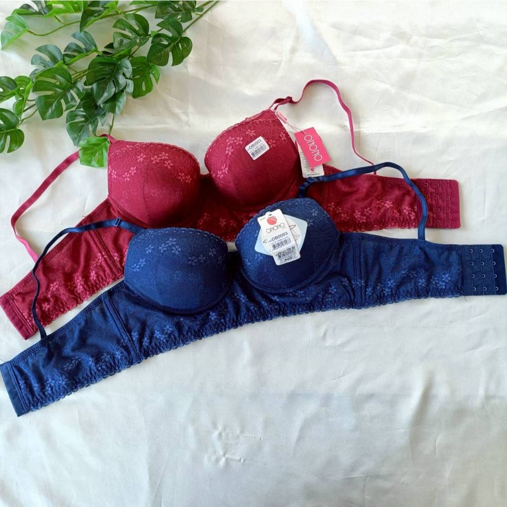 ONONO รุ่น FB1412  บราเต็มเต้า ฟองนุ่ม ใส่สบาย 👙  บราสวย งานแต่งลูกไม้ทั้งตัว  ดีไซน์เรียบหรู ใส่แล้วทรงสวย เก็บกระชับไ