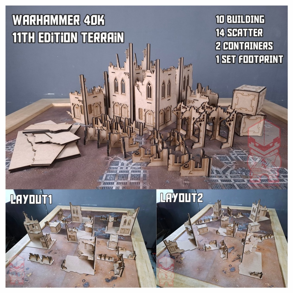 Warhammer 40k Terrain for ED11