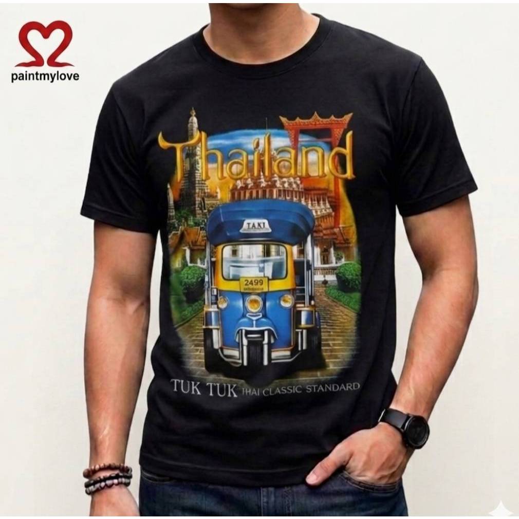 Paintmylove เสื้อยืดผู้ใหญ่ เสื้อThailand งานสกรีนจริงผ้าCotton100% ใส่ได้ ทั้งชายและหญฺิง