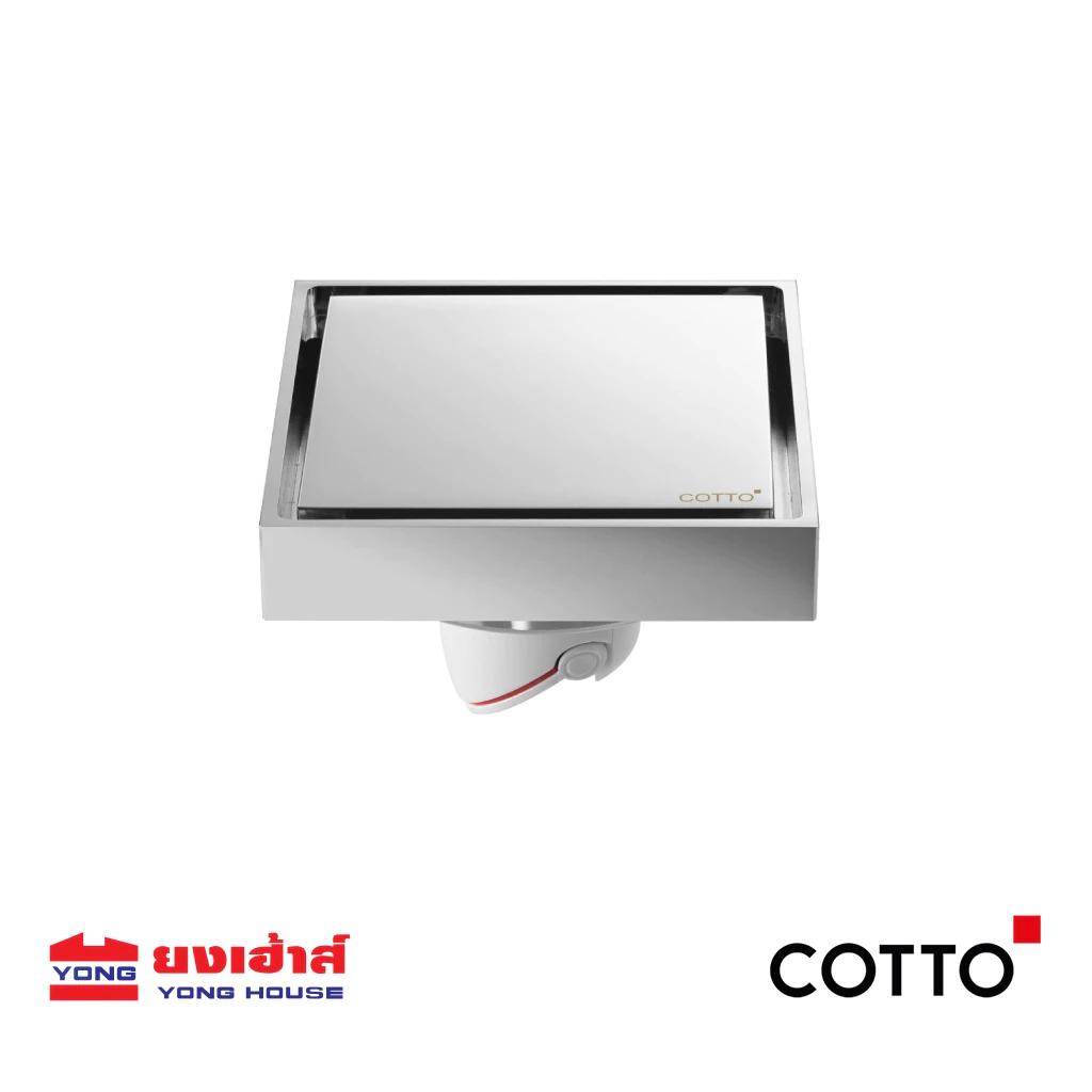 COTTO ตะแกรงน้ำทิ้งทองเหลืองเหลี่ยม รุ่น CT6405Z2P(HM) ตะแกรงกันกลิ่น