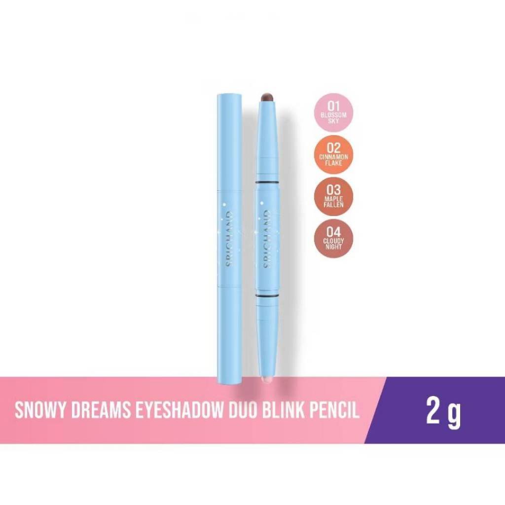 SRICHAND สโนวี ดรีม อายแชโดว์ ดูโอ บลิงก์ เพนเซิล Snowy Dreams Eyeshadow Duo Blink Pencil 2g.