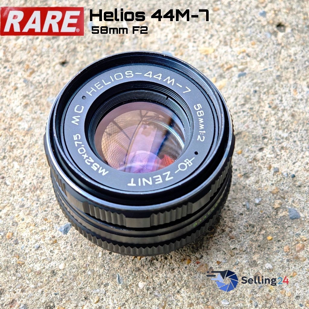 เลนส์รัสเซีย Helios 44M-7 58mm f/2 M42 Mount เลนส์วินเทจ โบเก้หมุน Swirly Bokeh