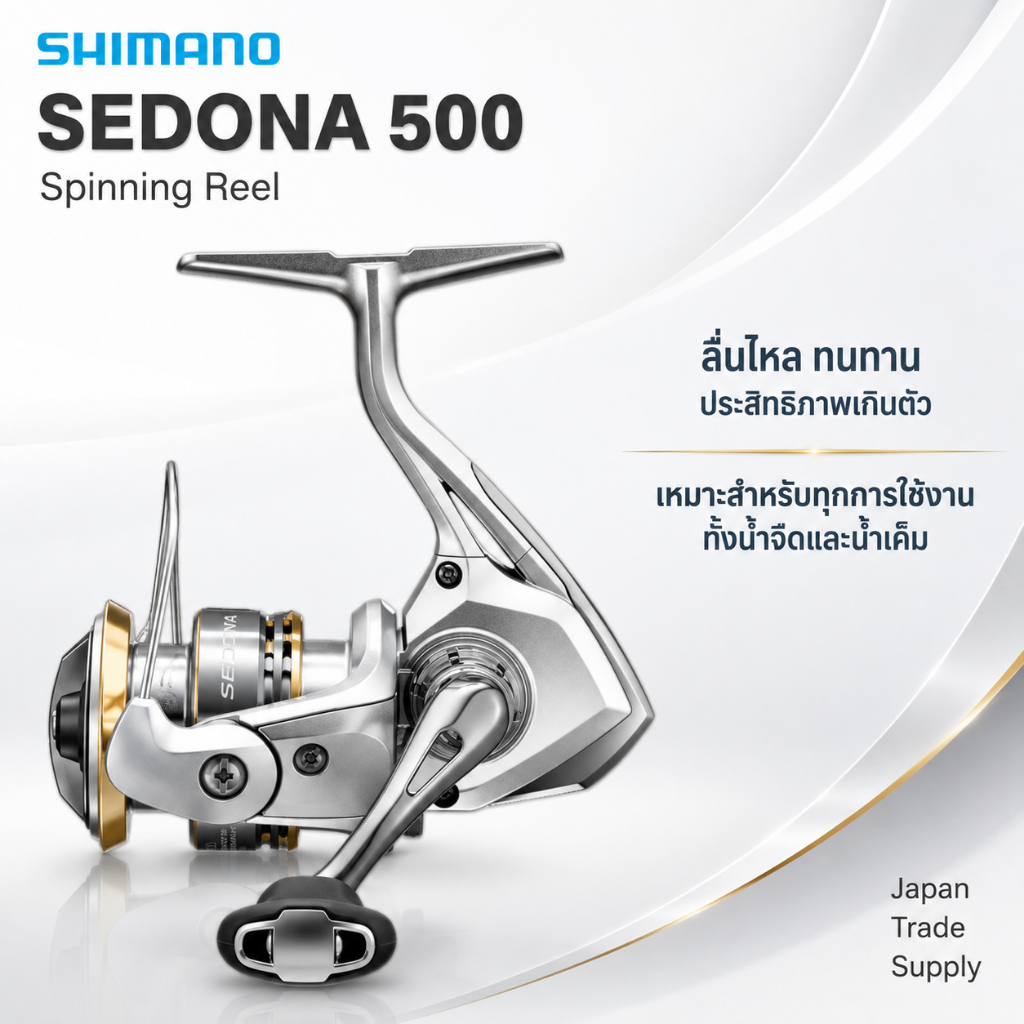 Shimano 23 Sedona Spinning Reel Series Hagane Gear Smooth Durable Fishing Reel