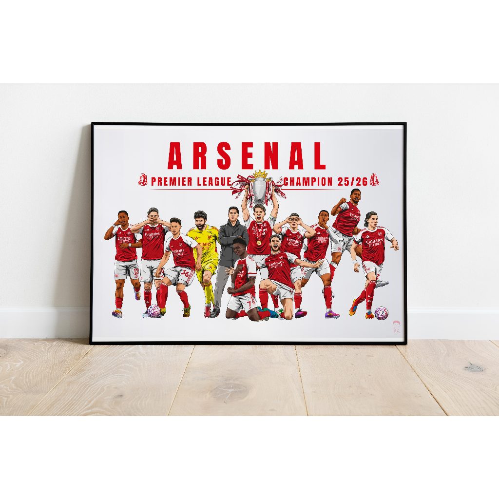 Arsenal, Arsenal Champion 2026, กรอบรูปอาร์เซน่อล, เเชมป์พรีเมียร์ลีก 2026