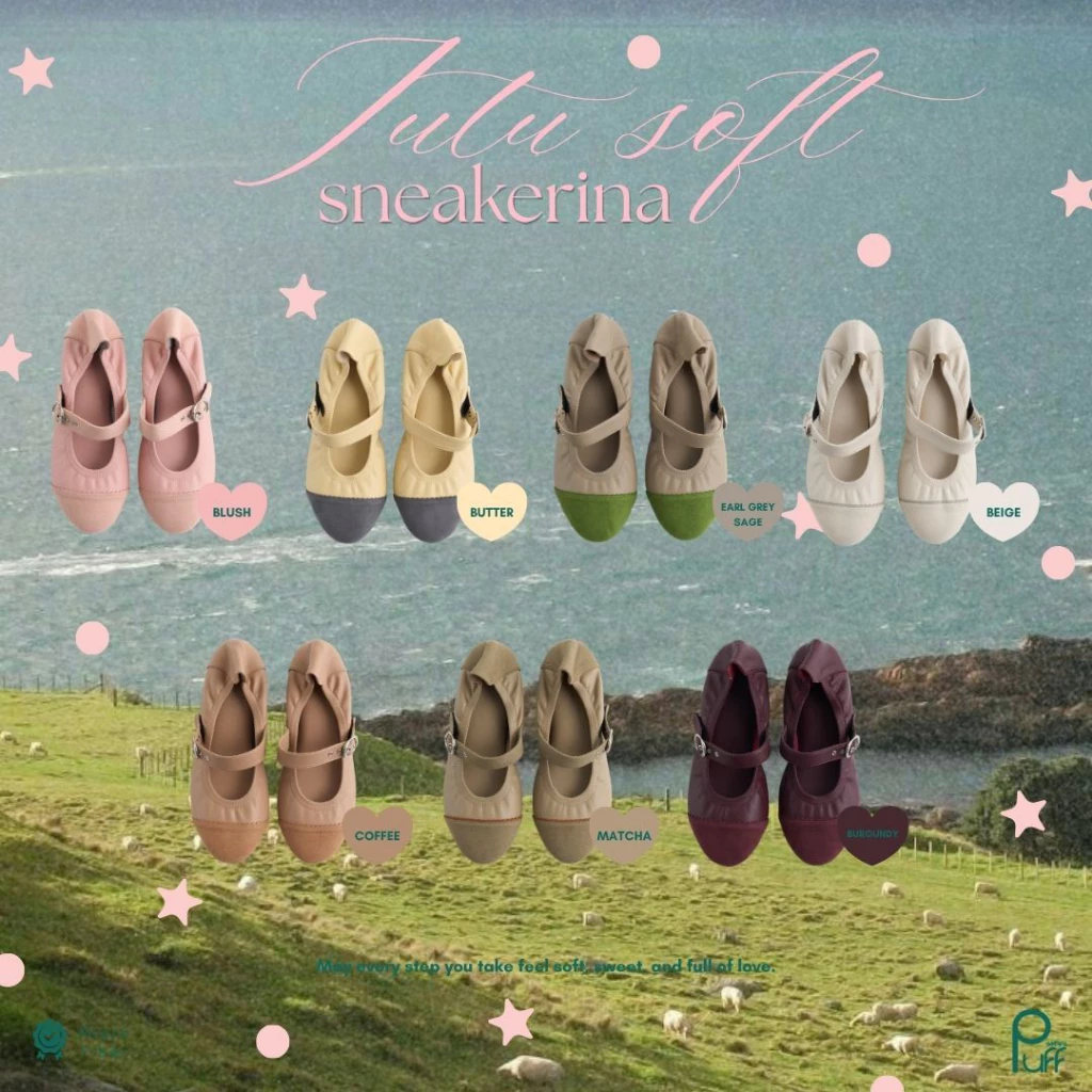 PUFFSHOES.OFFICIAL : TUTU Soft Sneakerina