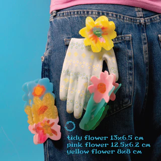 HAIR CLAW กิ๊บหนีบผมรูปดอกไม้ give.me.museums