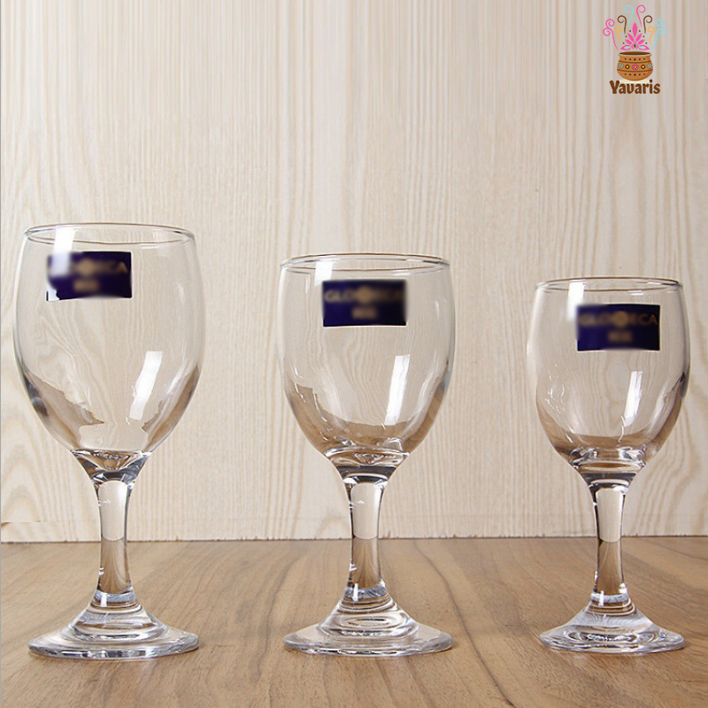 แก้วไวน์ ยกกล่อง แก้วไวน์แดง 6 ใบ แก้วไวน์ขาว Wine glass 190 มล. แก้วไวน์สวยๆ แก้วเหล้า