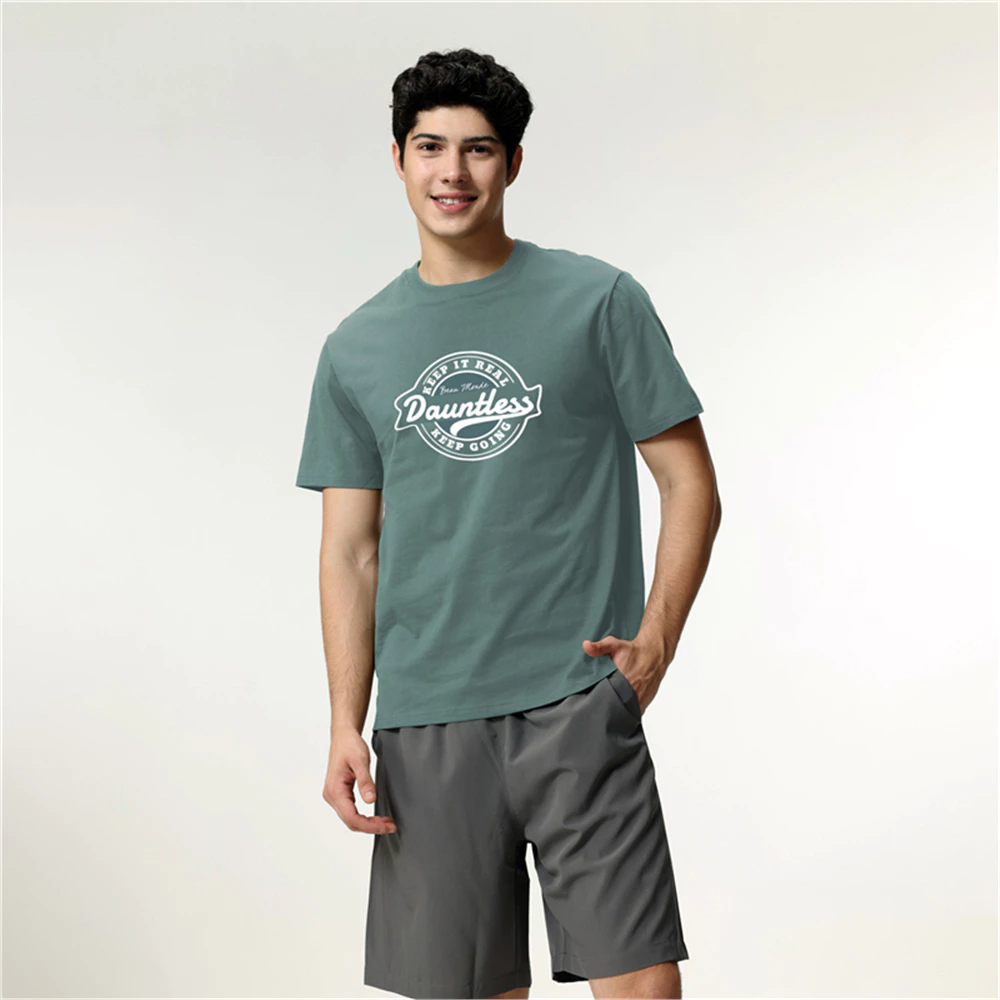 GIORDANO (Online Exclusive) เสื้อยืดผู้ชาย Men's Cotton Printed Tee 13096299