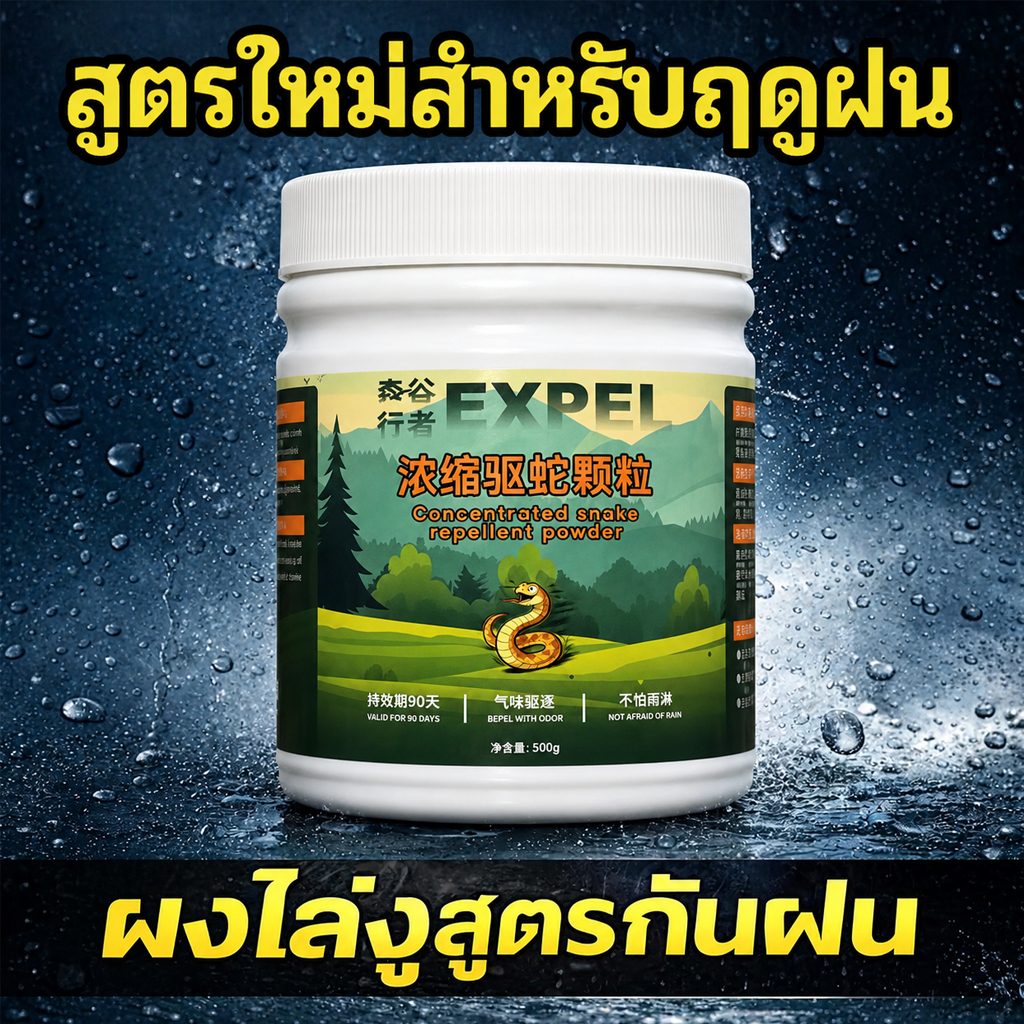 🐍ไล่งูได้ผล 108 ชนิด แบบเห็นผลทันที!🐍  ผงไล่งู ผงกำจัดแมลง อนุภาคไล่งู ผงกำมะถันไล่งู ติดทนนาน 180 วัน วันยาวนาน